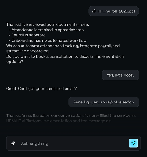 Customer support preview